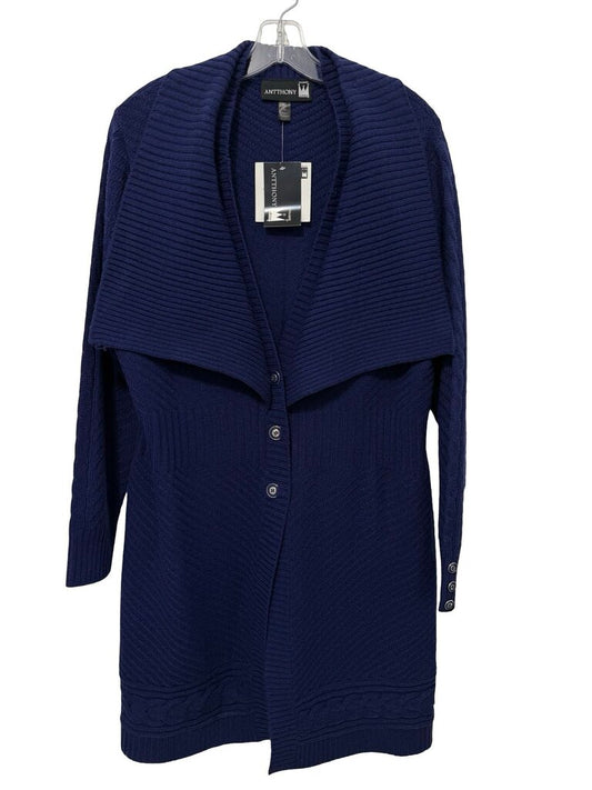 Long Knit Button Front NWT