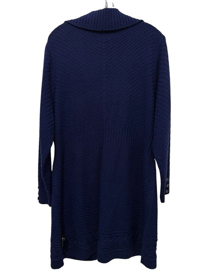 Long Knit Button Front NWT