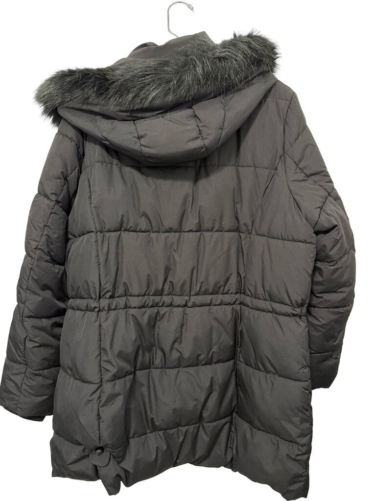 Puffer Faux Fur Hood