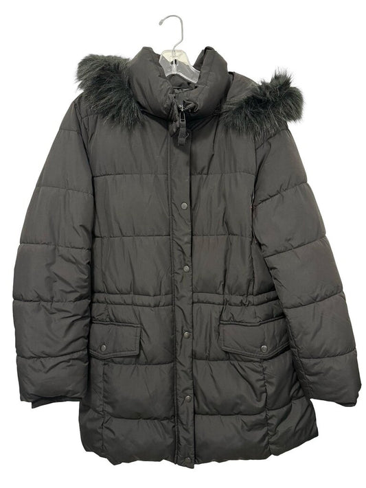 Puffer Faux Fur Hood