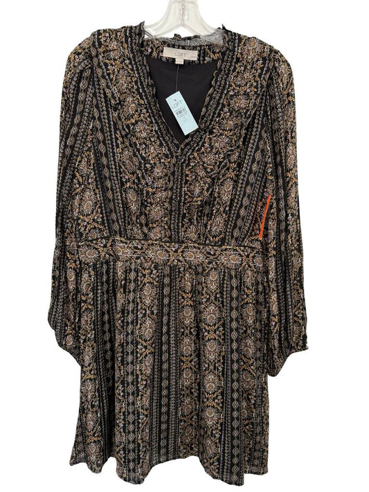 Metallic Floral W/Ruffles NWT