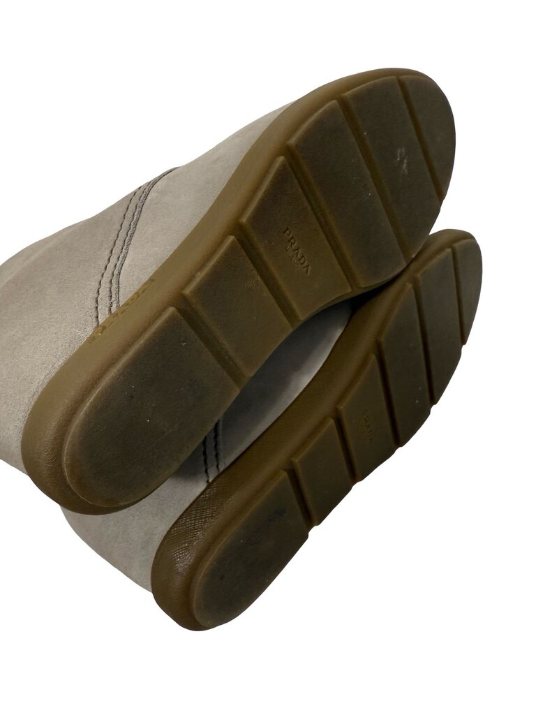 Suede Wedge Bootie W/Box