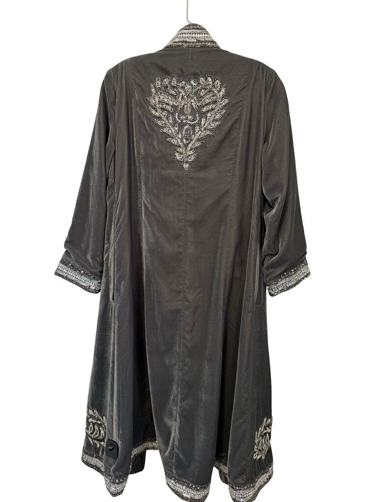 Beaded Velvet Duster NWT