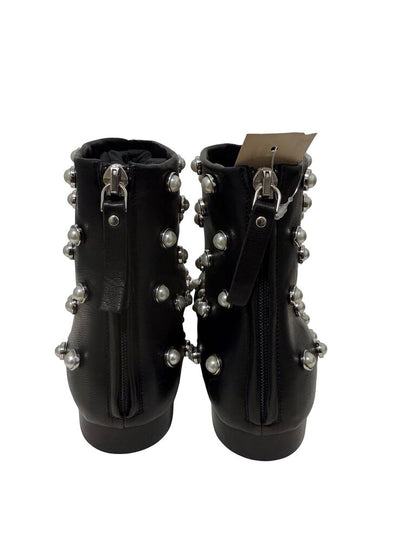 Pearl/Leather Ankle W/Box