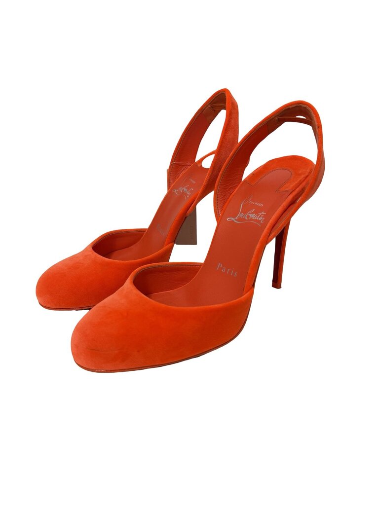 Velvet Slingbacks W/Box