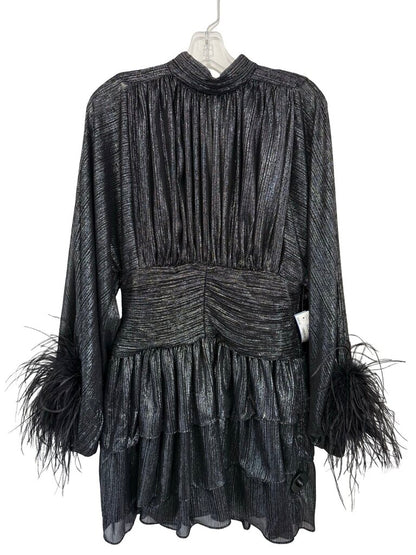 Metallic W/Feather Cuffs