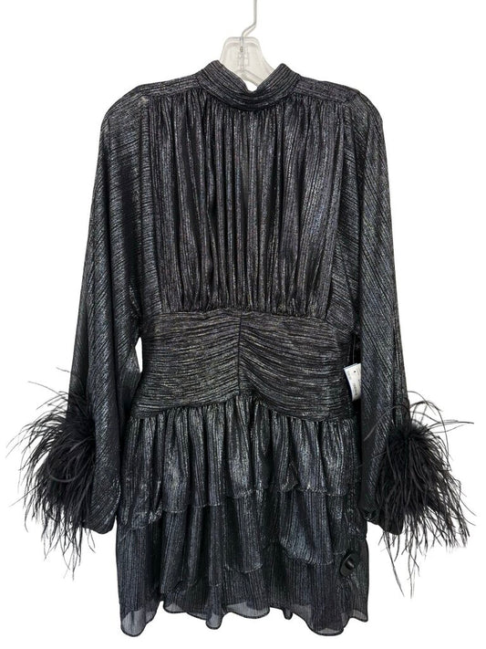 Metallic W/Feather Cuffs