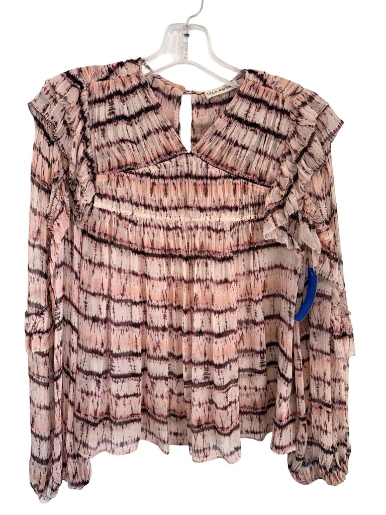 Silk Tie Dye W/Ruffles