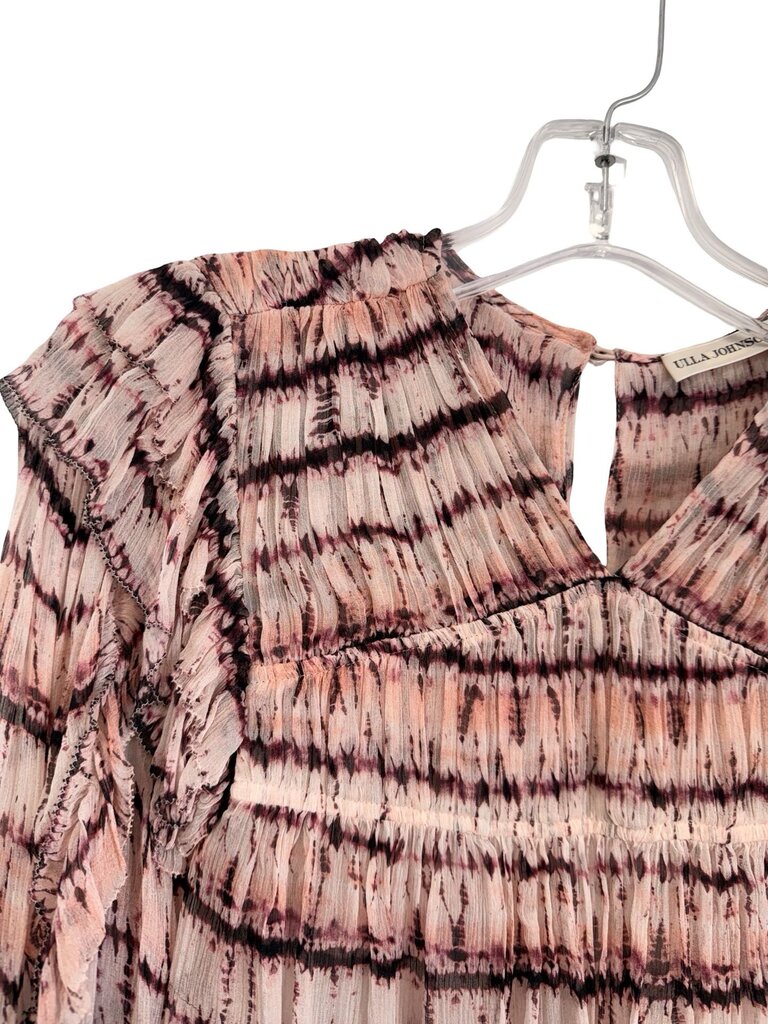 Silk Tie Dye W/Ruffles