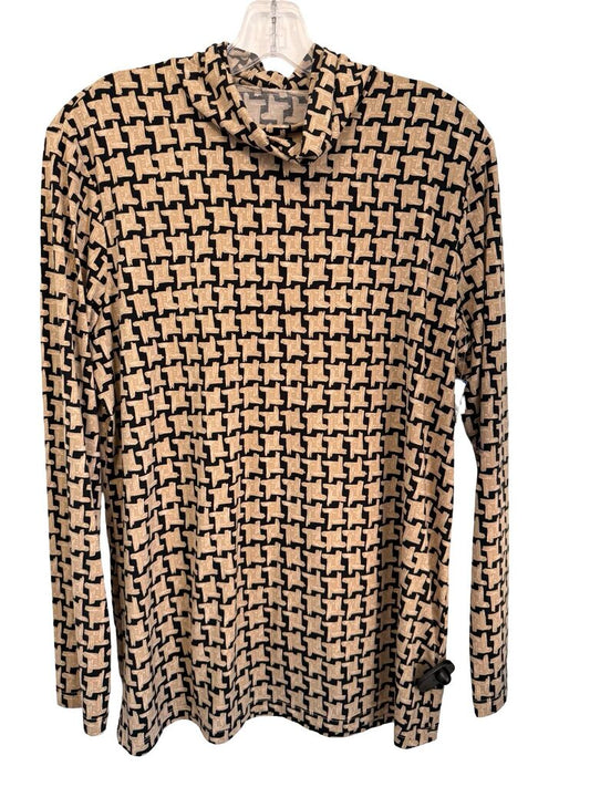 Basketweave Turtleneck