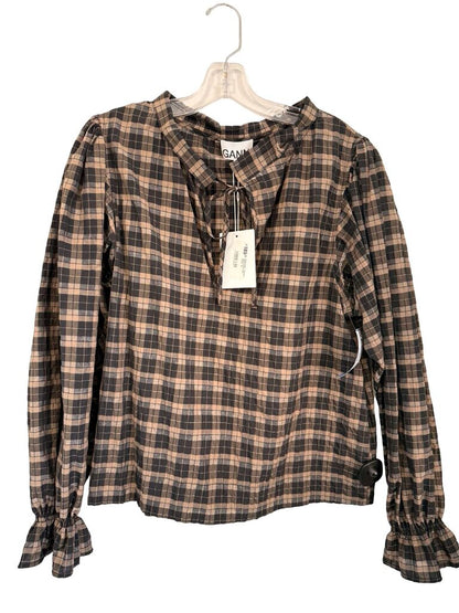 Plaid w/Ruffle Tie Nk NWT