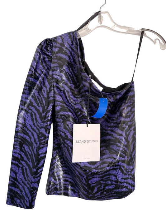 Faux Leather Zebra NWT