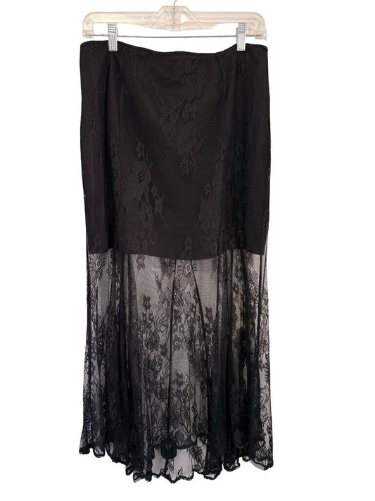 Sheer Lace Godet NWT