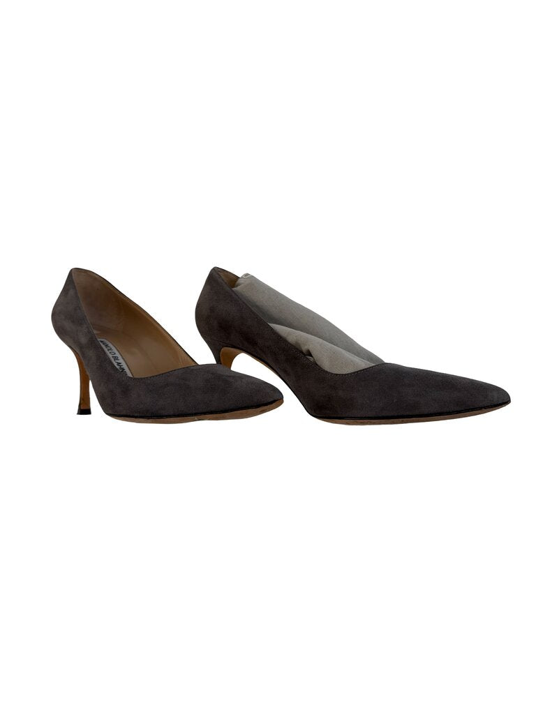 Suede Pump