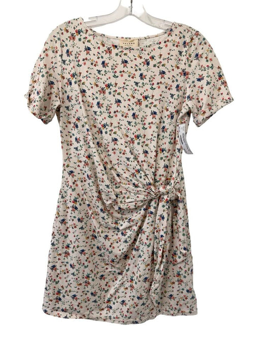 Floral Side Tie Tee