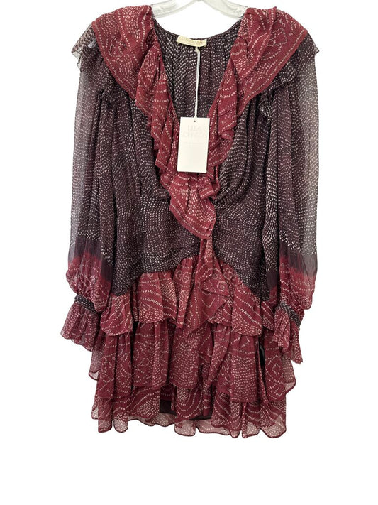 Dot Print Ruffle Mini NWT