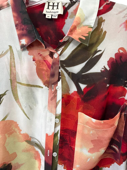 Floral Watercolor Blouse