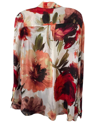 Floral Watercolor Blouse