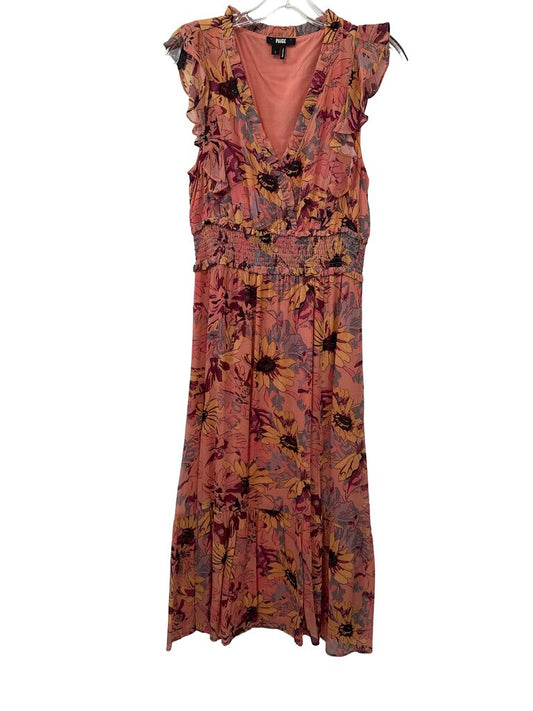 Floral Smocked W/Ruffles Midi