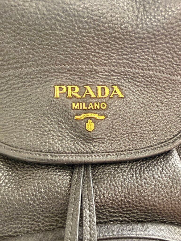 Leather backpack