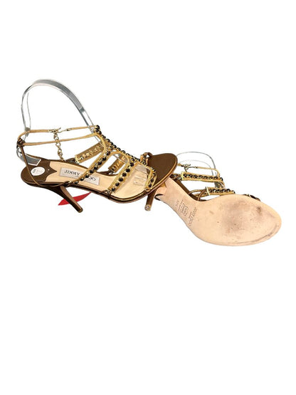 Beaded/Mesh Hi Heel