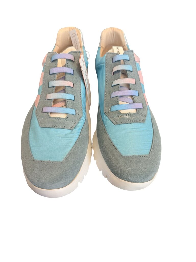 Suede/Nylon Lace Up