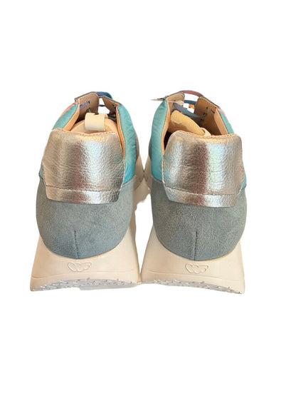 Suede/Nylon Lace Up