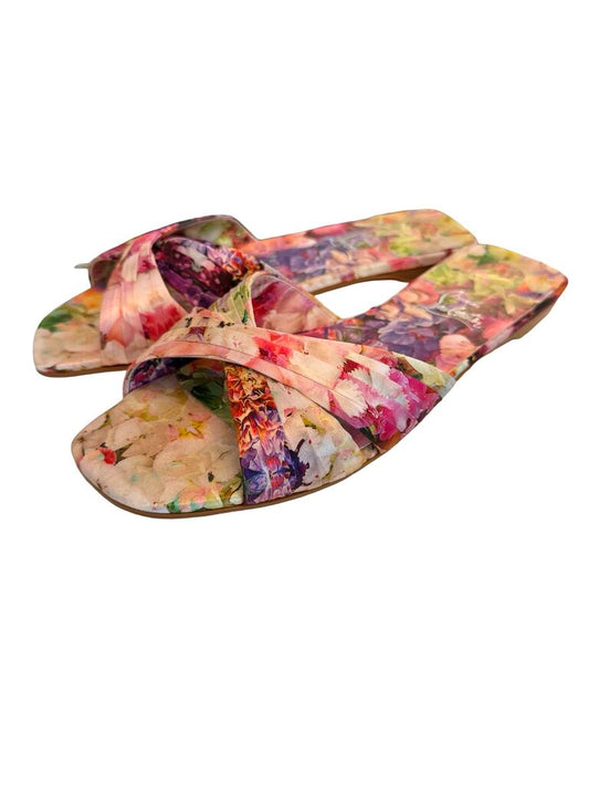 Satin Floral slides