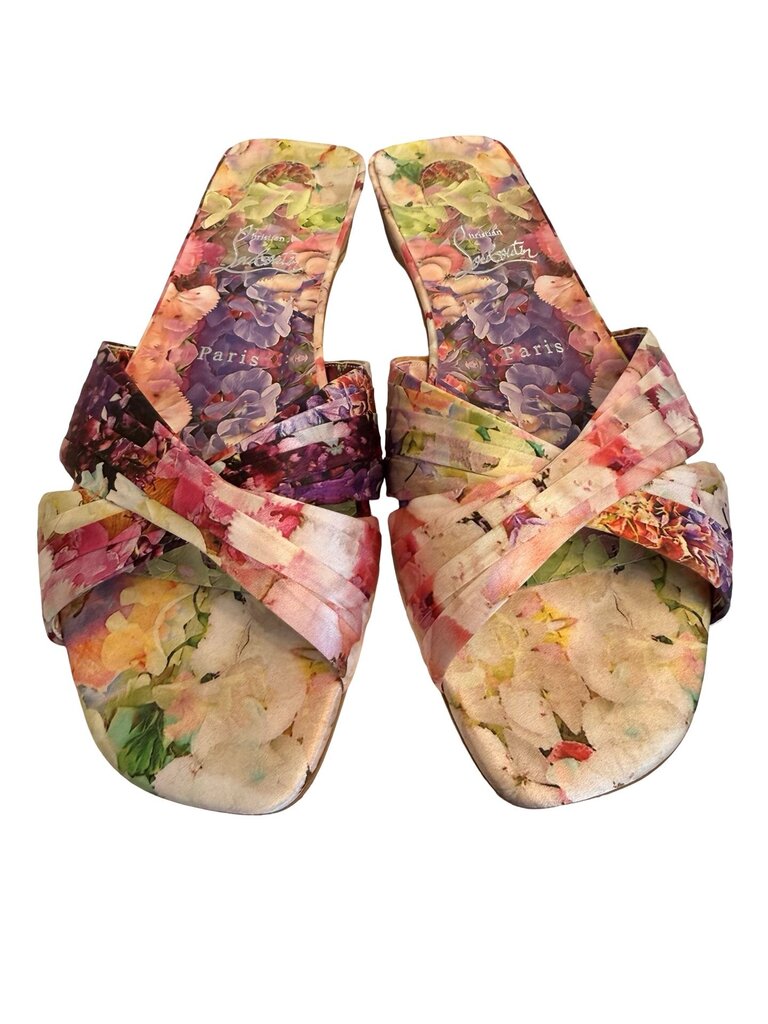 Satin Floral slides
