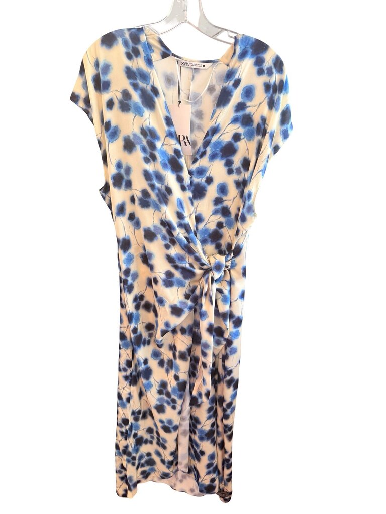 Watercolor Print Wrap Maxi NWT
