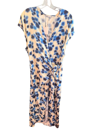 Watercolor Print Wrap Maxi NWT