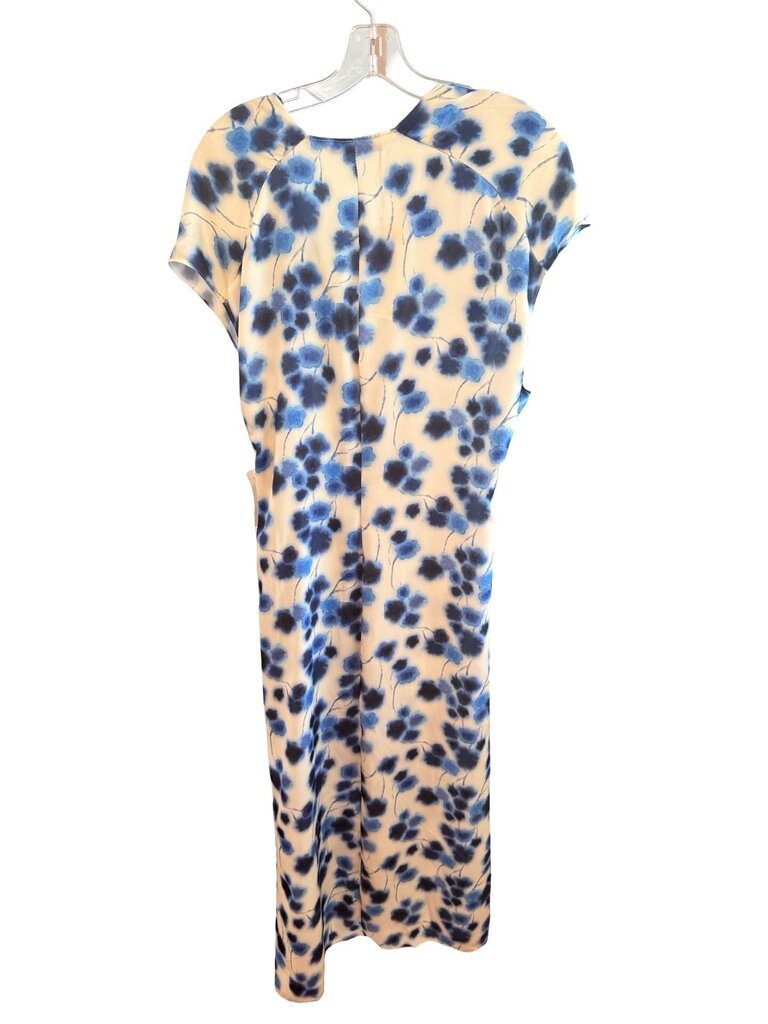 Watercolor Print Wrap Maxi NWT