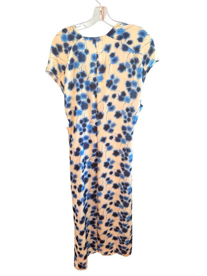 Watercolor Print Wrap Maxi NWT