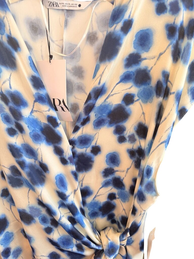 Watercolor Print Wrap Maxi NWT