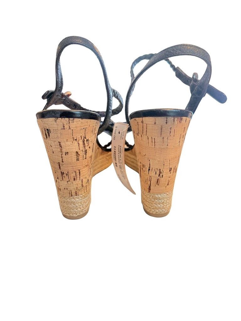 Wedge Cork/Leather w/box