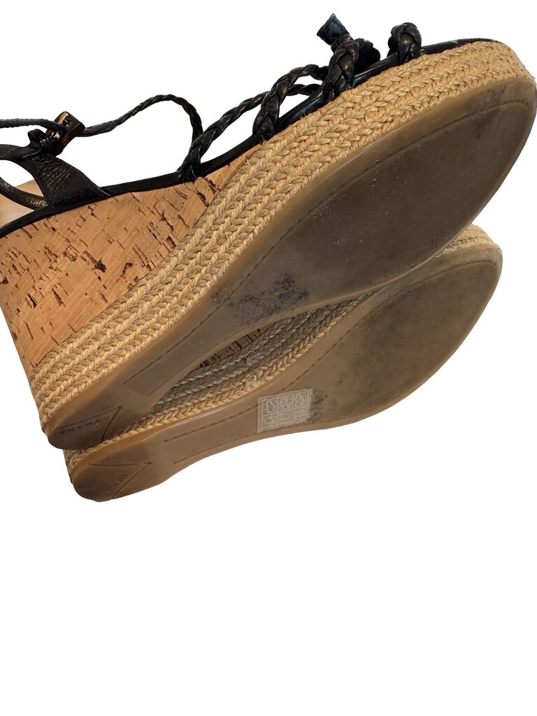 Wedge Cork/Leather w/box