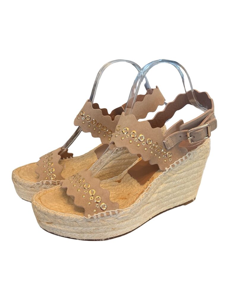 Suede Wedge Espadrille