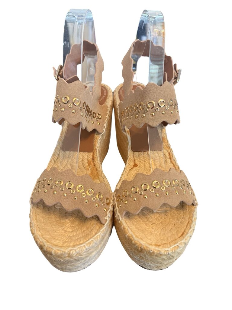 Suede Wedge Espadrille