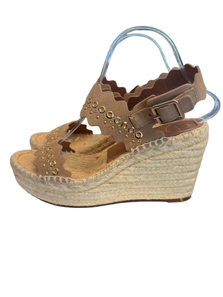 Suede Wedge Espadrille