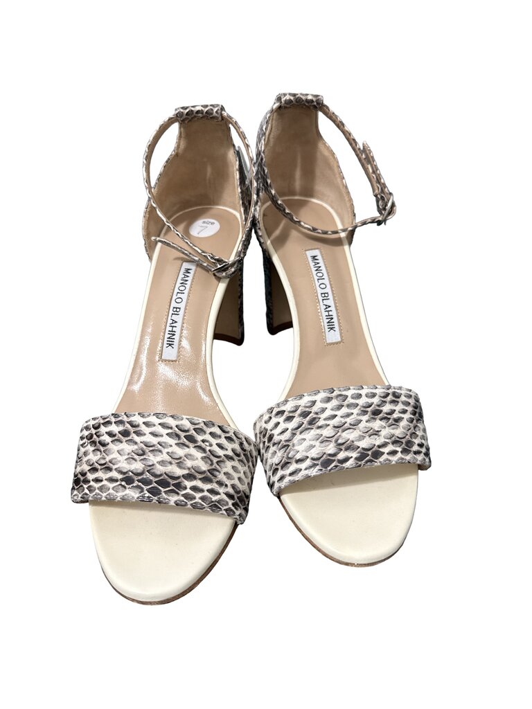 Snake Ankle Strap W/Heel