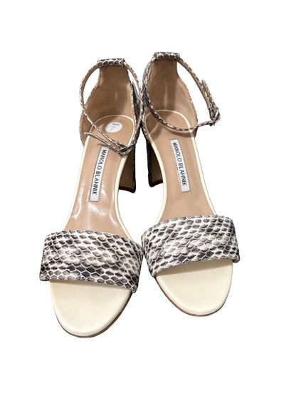 Snake Ankle Strap W/Heel