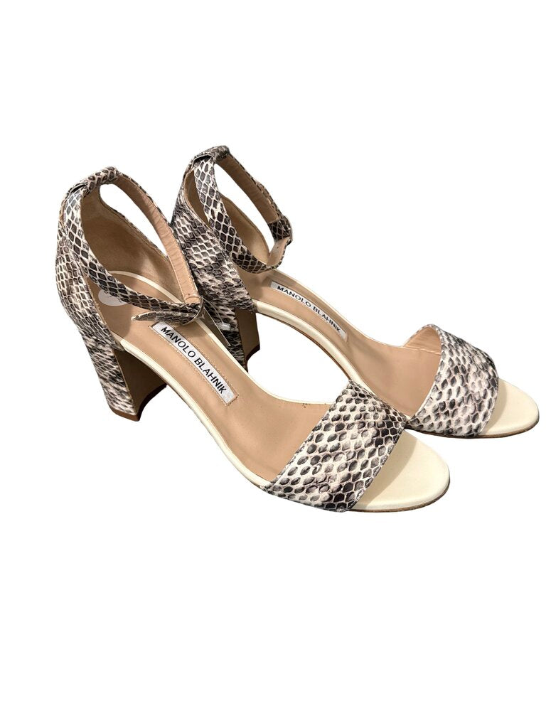 Snake Ankle Strap W/Heel