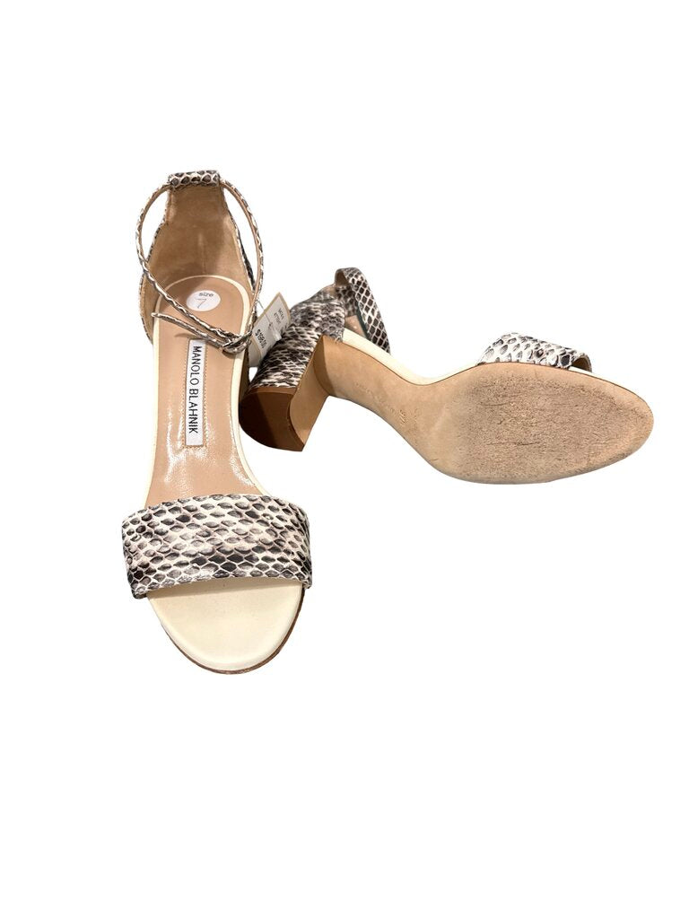 Snake Ankle Strap W/Heel