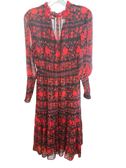 Floral Maxi Tiered W/Ruffles