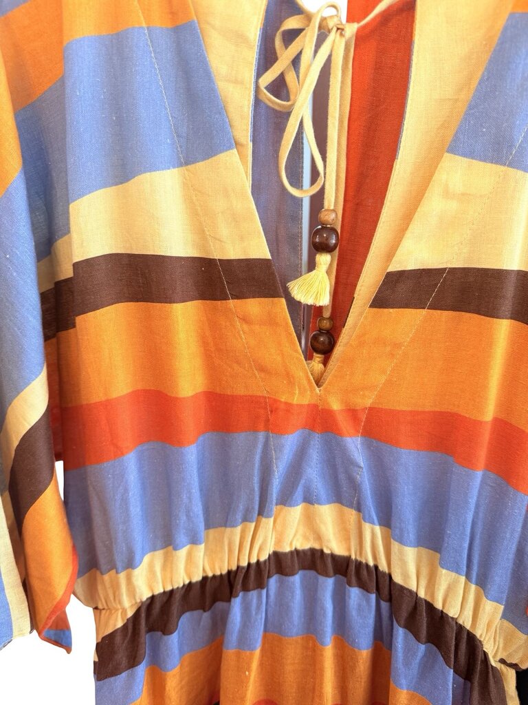 Stripe Linen W/Belt