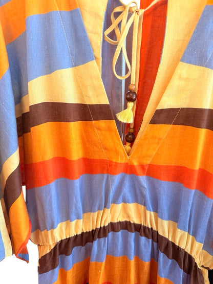Stripe Linen W/Belt