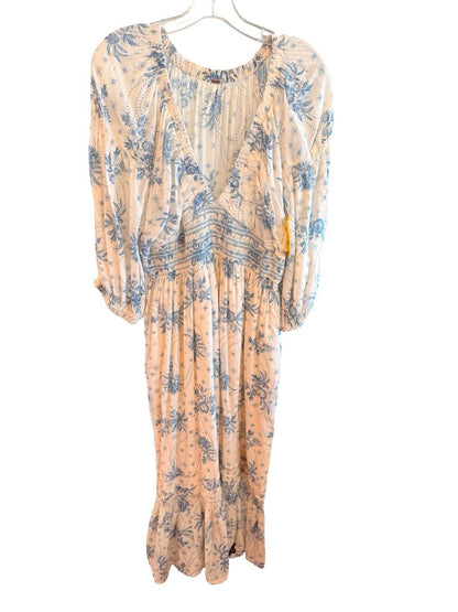 Long Floral Smocked Vnk