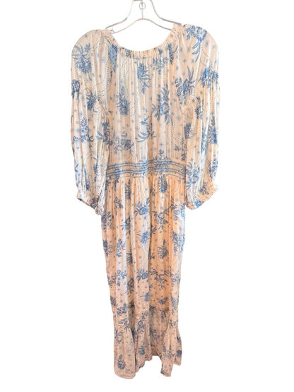Long Floral Smocked Vnk