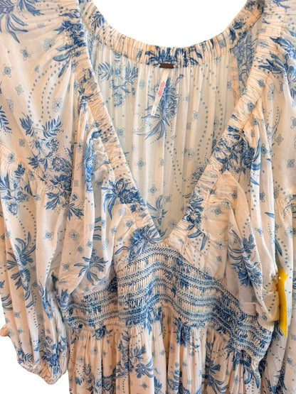 Long Floral Smocked Vnk