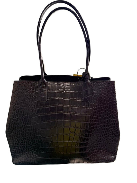 Mock Croc Tote